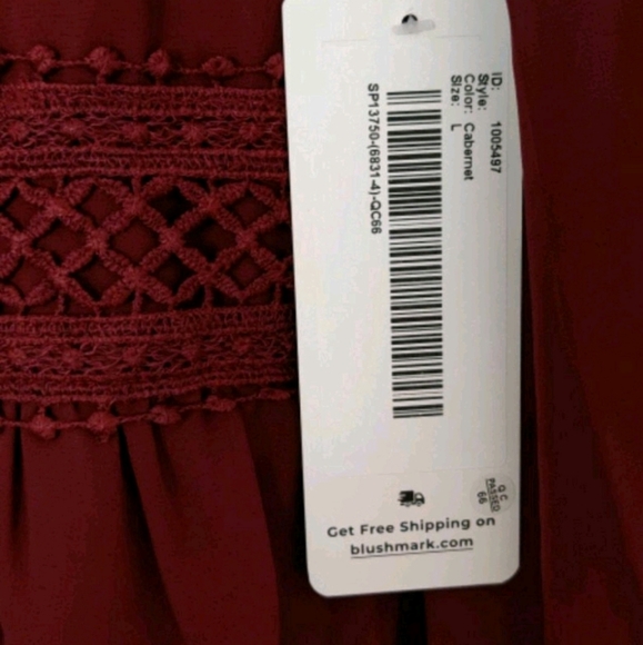 V neck mini brown dress - Picture 5 of 5